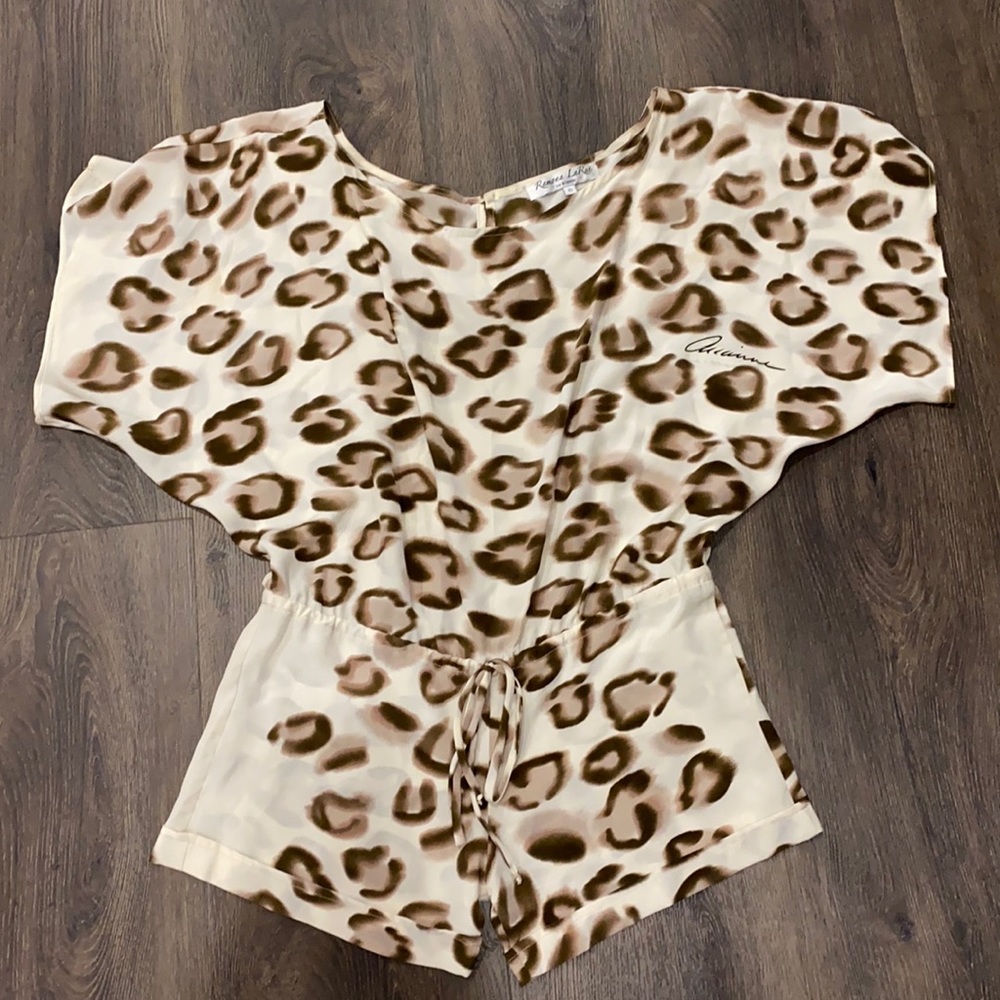 Hand painted Print Romper